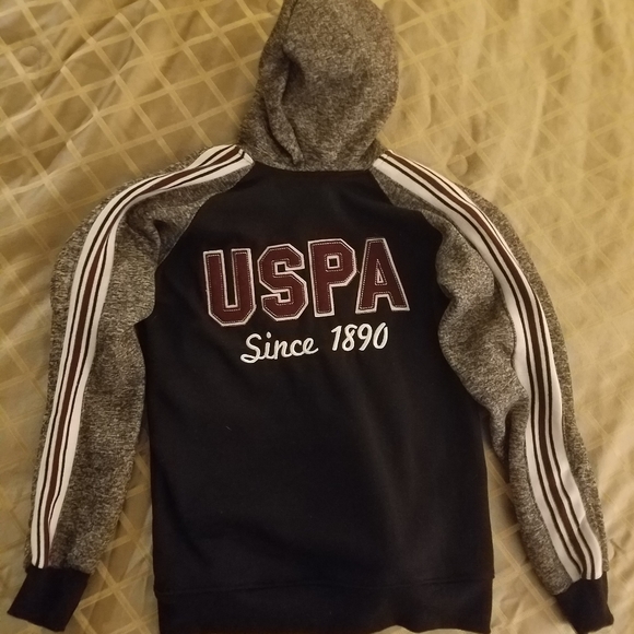 Boys Polo Sweatshirt Size Large 14/16 - Picture 1 of 4